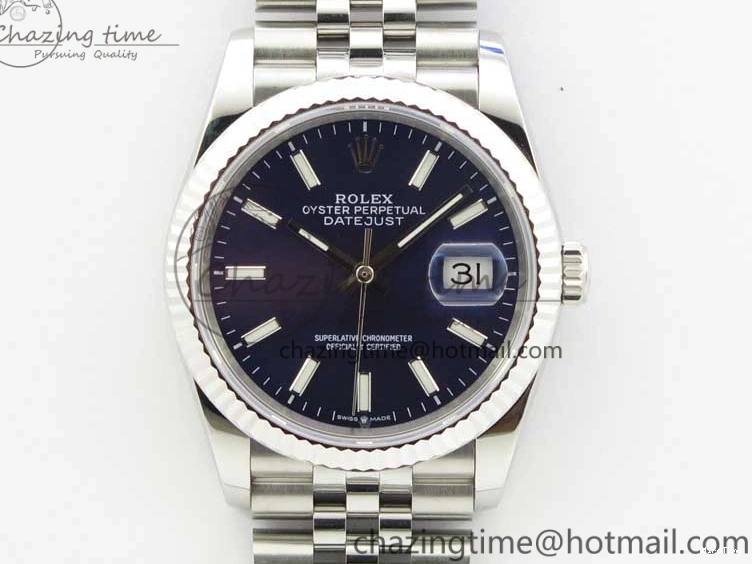 MiroTime 0415 DateJust 36mm 126234 BP Maker 1:1 Best Edition 904L Steel New Version Blue Dial on Jubilee Bracelet DailyWear 3076